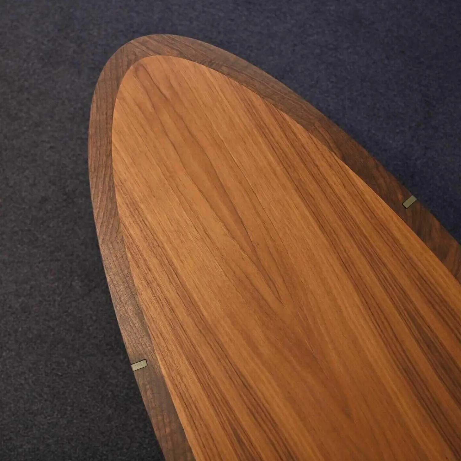 Gealux Beistelltische|Beistelltisch Massivholz Gestell Gold