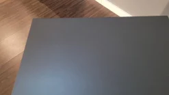 COR Beistelltische|Beistelltisch Mell 2810 Platte M21 Lack Anthrazit Metallgestell Verchromt