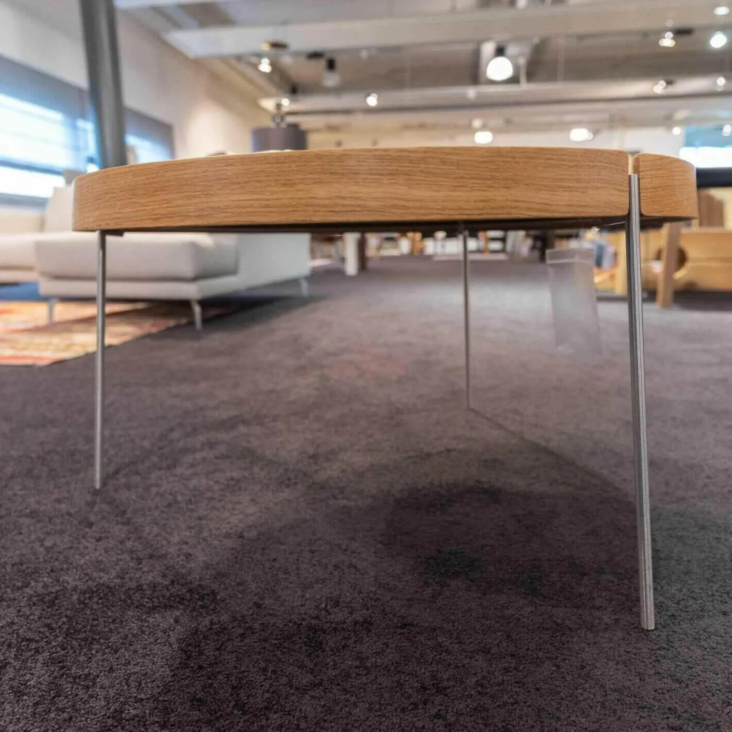 Naver Collection Beistelltische|Beistelltisch Nano mit Abnehmbarem Wendetablett Eiche Geölt