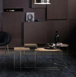 Walter Knoll Beistelltische|Beistelltisch OKI Messing Veredelt