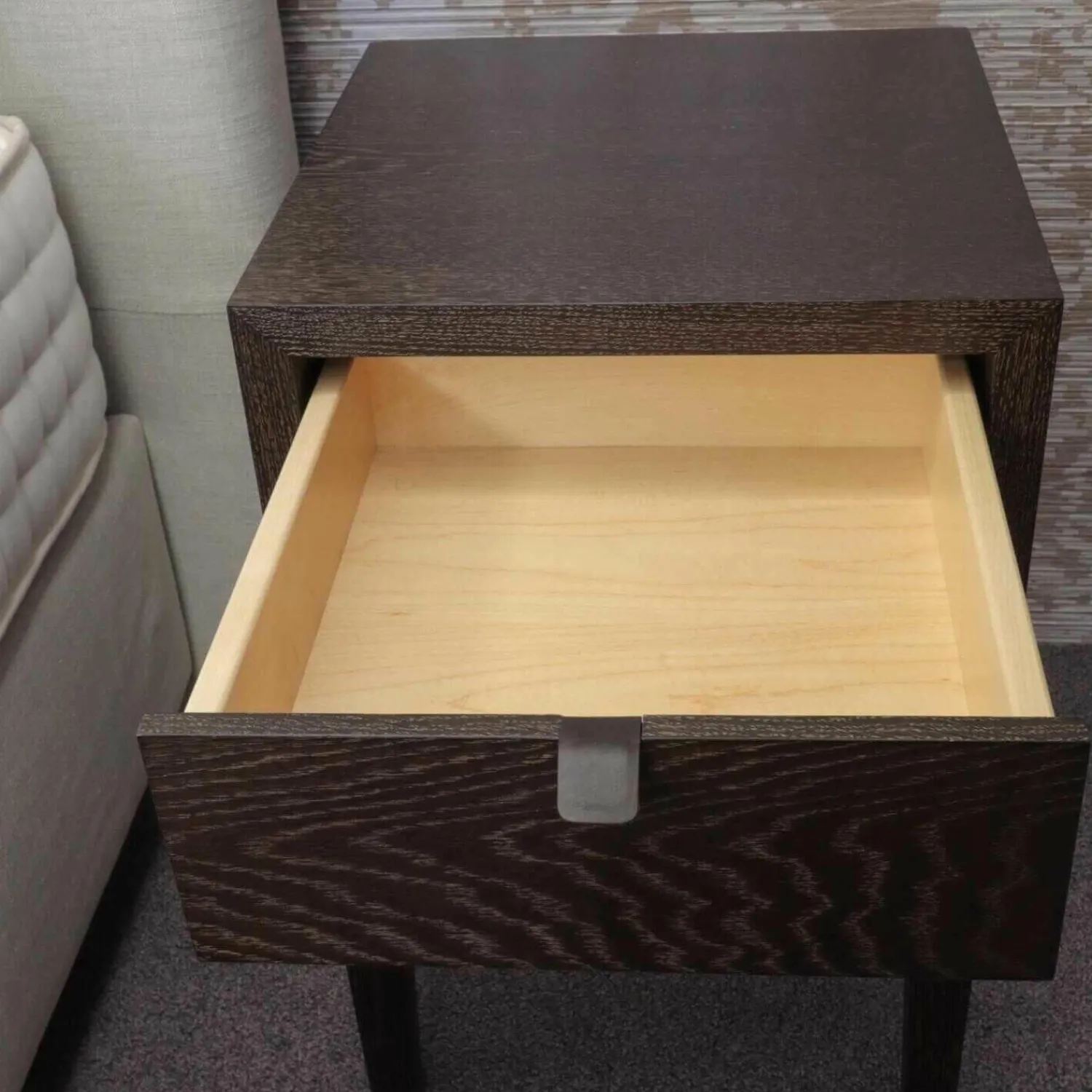 Schramm Beistelltische|Beistelltisch Oskar Eiche Wengefarbig