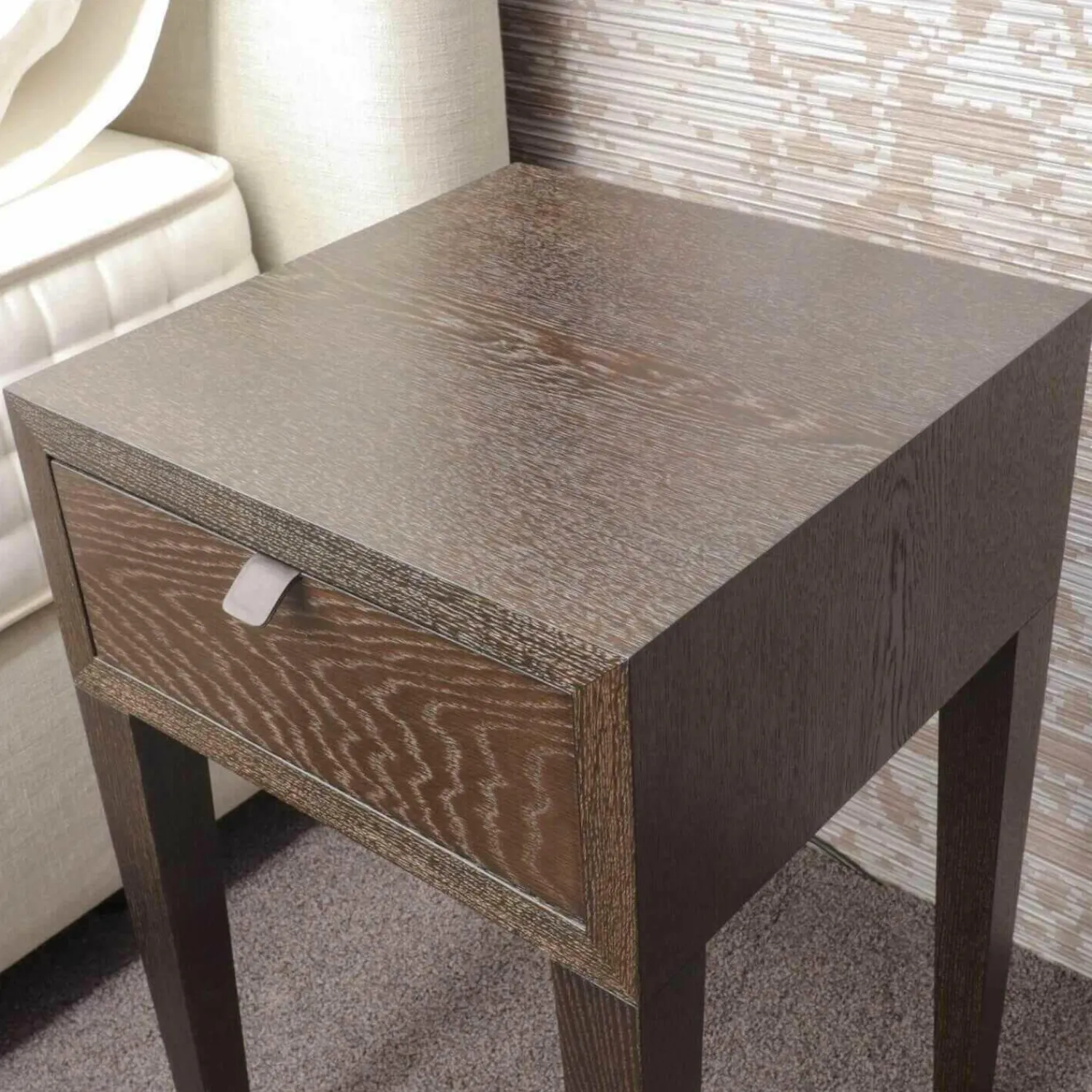 Schramm Beistelltische|Beistelltisch Oskar Eiche Wengefarbig