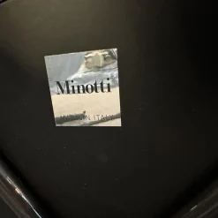 Minotti Beistelltische|Beistelltisch Rays Platte Stone Grey Marmor Grau Gestell Zinnfarbiges Finish Grau