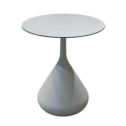 DEDON Beistelltische|Beistelltisch Satellite Hochdrucklaminat Lipari Weiß Platte Lipari Weiß