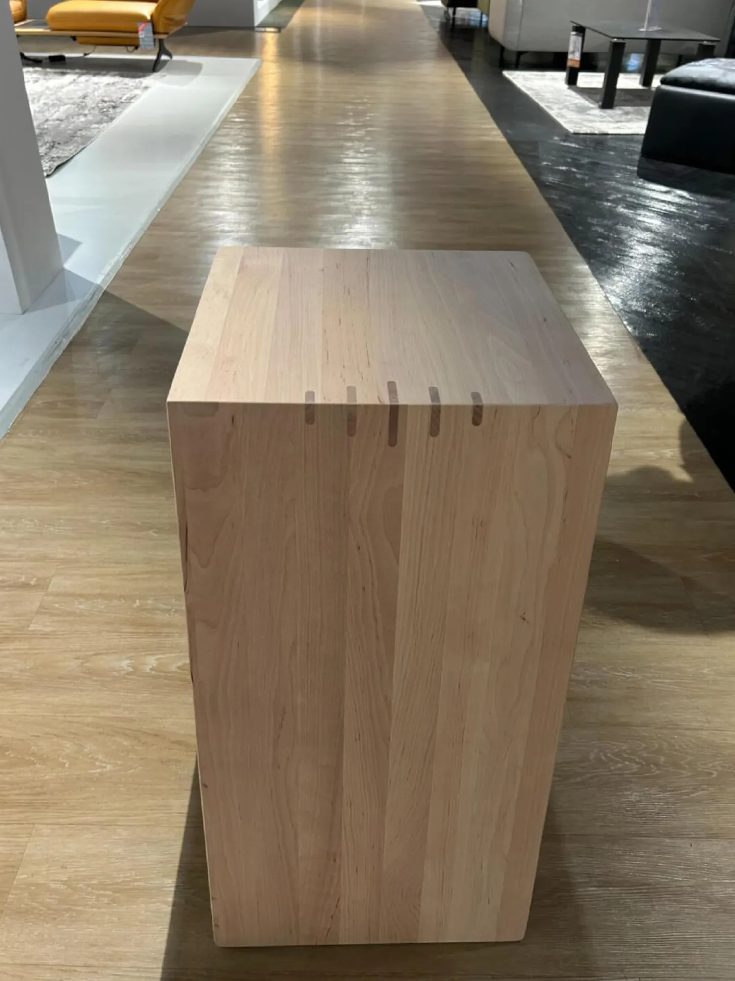 Team 7 Beistelltische|Beistelltisch Sidekick Erle Weißöl