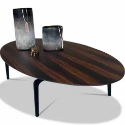 Kettnaker Beistelltische|Beistelltisch Solo Furnier Makassa Matt