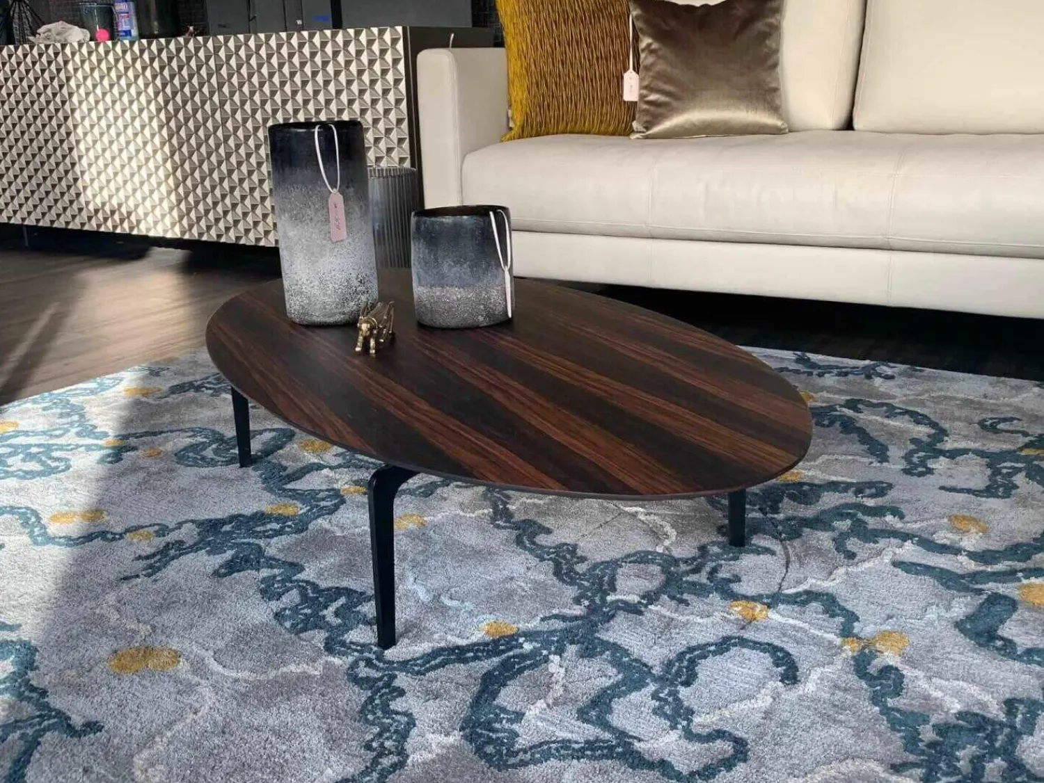 Kettnaker Beistelltische|Beistelltisch Solo Furnier Makassa Matt