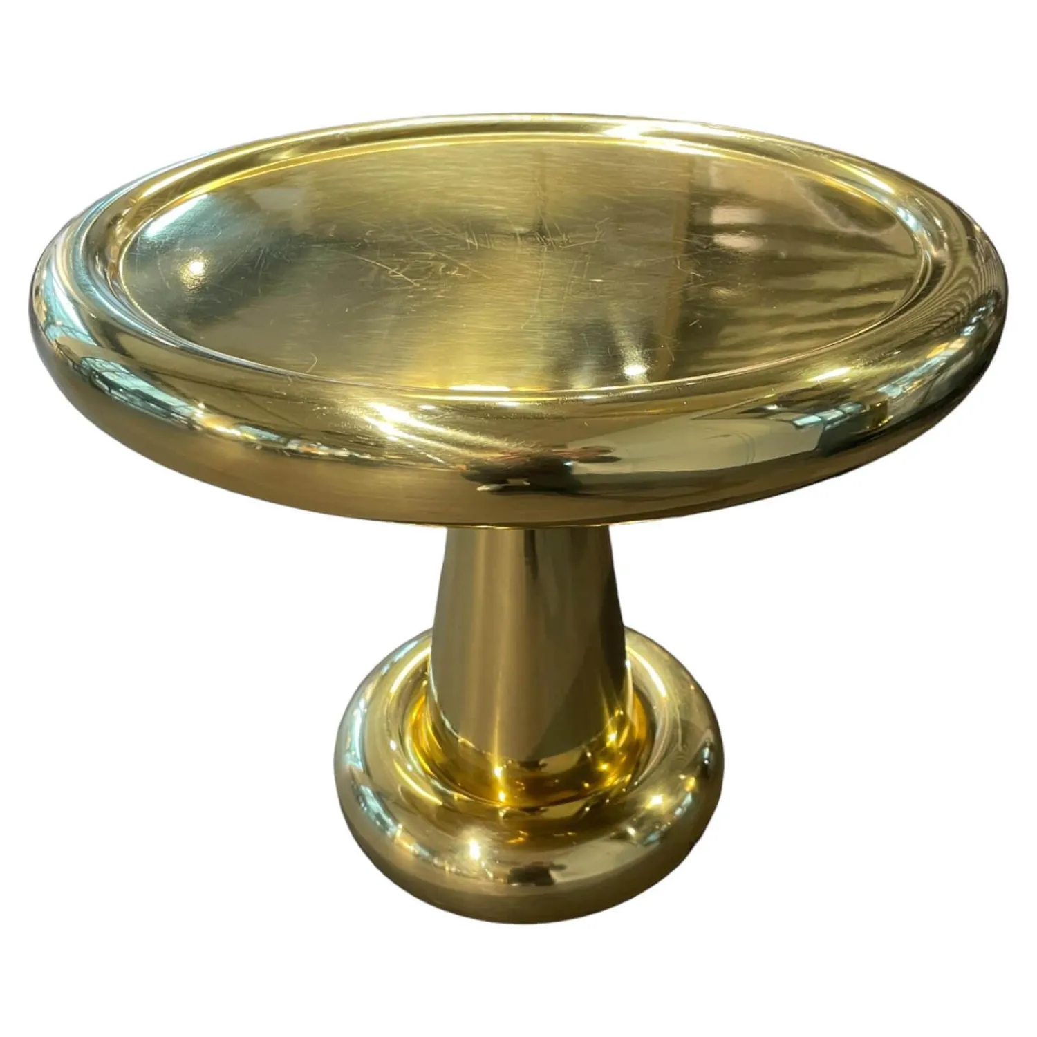 Tom Dixon Beistelltische|Beistelltisch Spun Short Messing Durchmesser 54cm