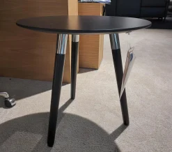 Stressless Beistelltische|Beistelltisch Style Platte Holz Schwarz Gestell Holz 05 Schwarz Furniert Und Lackiert