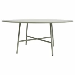 Moroso Beistelltische|Beistelltisch Tia Maria A MDF Matt Lackiert Steingrau Gestell Stahl