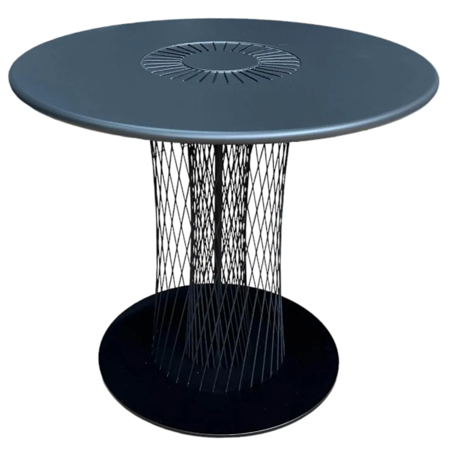 Walter Knoll Beistelltische|Beistelltisch Vladi Tischplatte 106 Feinstrukturlack Schwarz