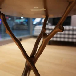 Eichholtz Beistelltische|Beistelltisch Westchester Tischplatte Schwarzer Marmor Zweiggestell Metall Mit Gold Finish