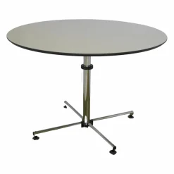 USM Haller Schreibtische & Sekretäre|Besprechungstisch Kitos Class Platte Kunstharz Perlgrau Gestell Verchromt