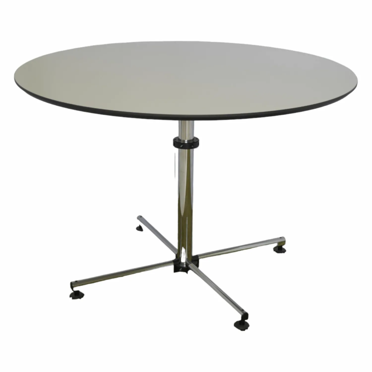 USM Haller Schreibtische & Sekretäre|Besprechungstisch Kitos Class Platte Kunstharz Perlgrau Gestell Verchromt