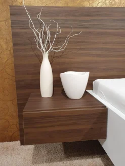 Contur Polsterbetten|Bett 0500 Materico Cotto Und Echtlack Bianco Weiß