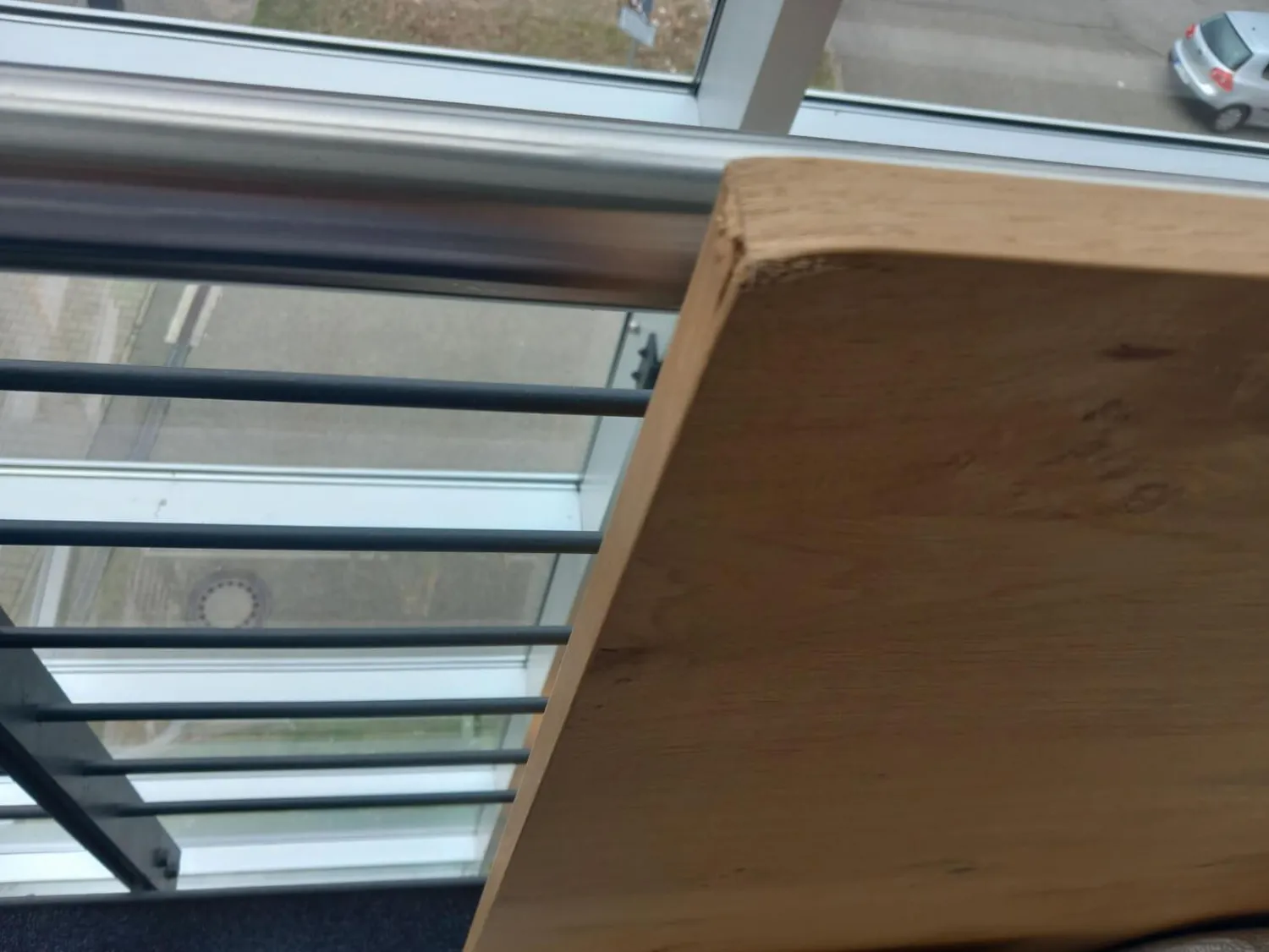 Schramm Polsterbetten|Bett Bezug Stoff Theo Grau Kopfteil Holzpaaneel Mit Matatze Ohne Nachttische