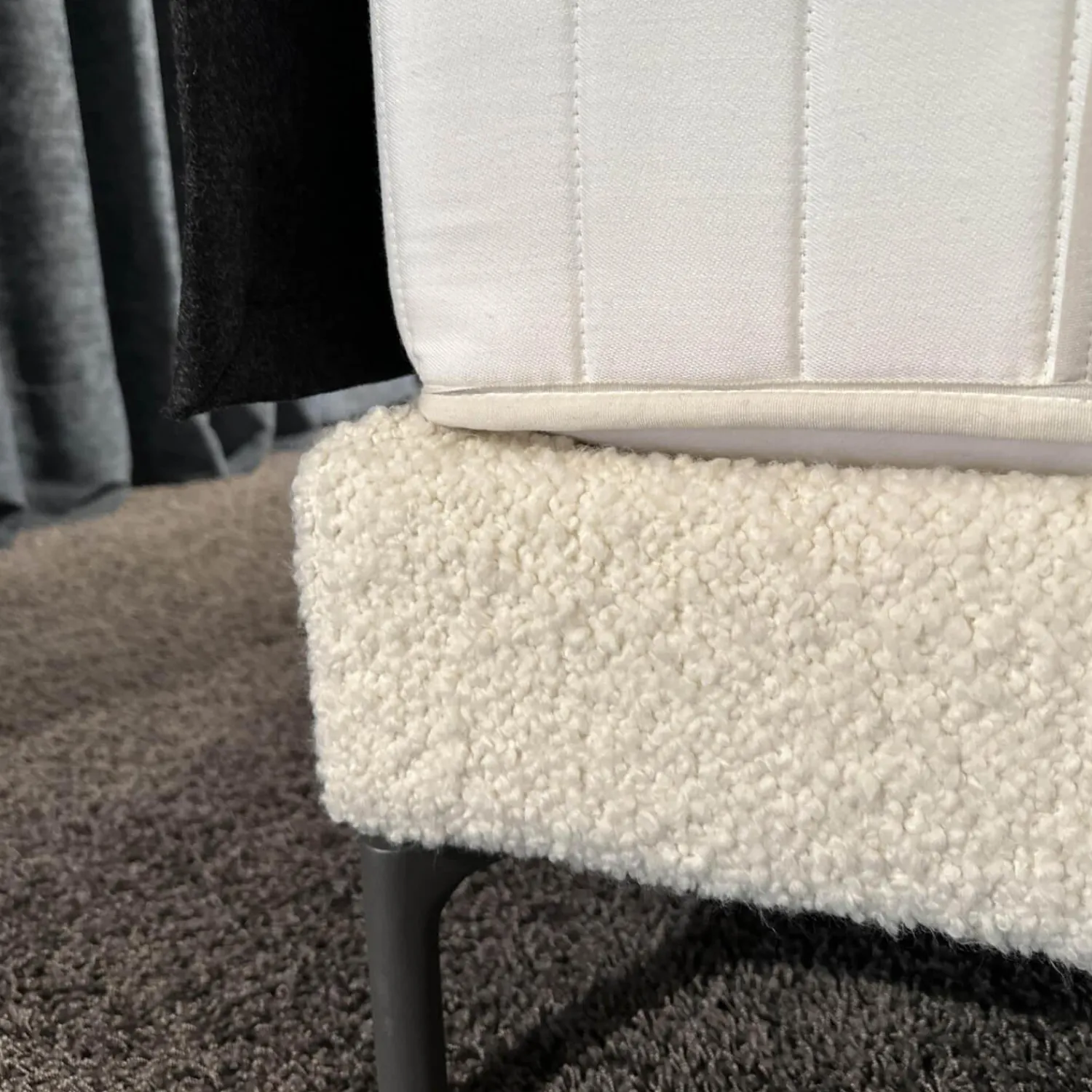 Schramm Boxspringbetten|Bett Cleo Origins Complete Stoff 4 Andy 2980 White Weiß Füße Metall Mit 2 Matratzen