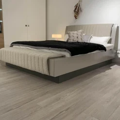 Interlübke Polsterbetten|Bett Izzy M23 Muschel Lackiert Matt 180x200 mit Unterfederungen und Matratzen