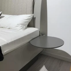 Interlübke Polsterbetten|Bett Izzy M23 Muschel Lackiert Matt 180x200 mit Unterfederungen und Matratzen