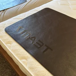 Team 7 Polsterbetten|Bett Light Nussbaum Kopfhaupt ohne Matratzen ohne Lattenrost mit 2 Konsolen (Selbstabholung)