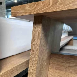 e15 Polsterbetten|Bett Massivholz Europäische Eiche Geölt Mit Bank Und Beistelltisch