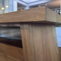 e15 Polsterbetten|Bett Massivholz Europäische Eiche Geölt Mit Bank Und Beistelltisch