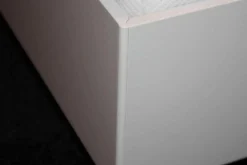 Interlübke Polsterbetten|Bett Nocto Plus Lack Kristallweiß M02 mit Matratzen und Rückwandpaneele