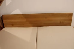 Team 7 Polsterbetten|Bett Nox Eiche Holzhaupt Naturöl mit Komforthöhe Ohne Lattenrost Und Matratze