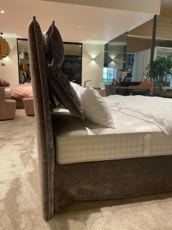 Schramm Boxspringbetten|Bett Origins Complete Fold Stoff Emil-090-Lavendel Violett ohne Matratze