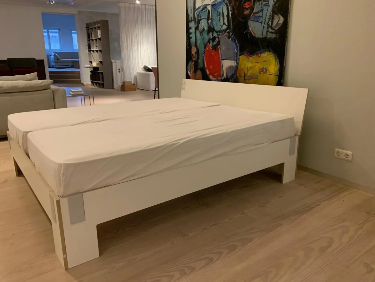 Moormann Polsterbetten|Bett Tagedieb Weiß 180x200