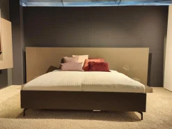 Kettnaker Ganze Schlafzimmer|Polsterbetten|Bettanlange Lack Taupe Beige Braun Ohne Lattenrost Ohne Matratze Sowie Dekoration