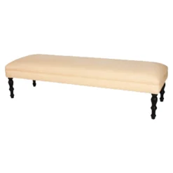 Mac Ray Bänke|Bettbank Stockton Stoff Allen Gestell Burton Buche Ebenholzfarben