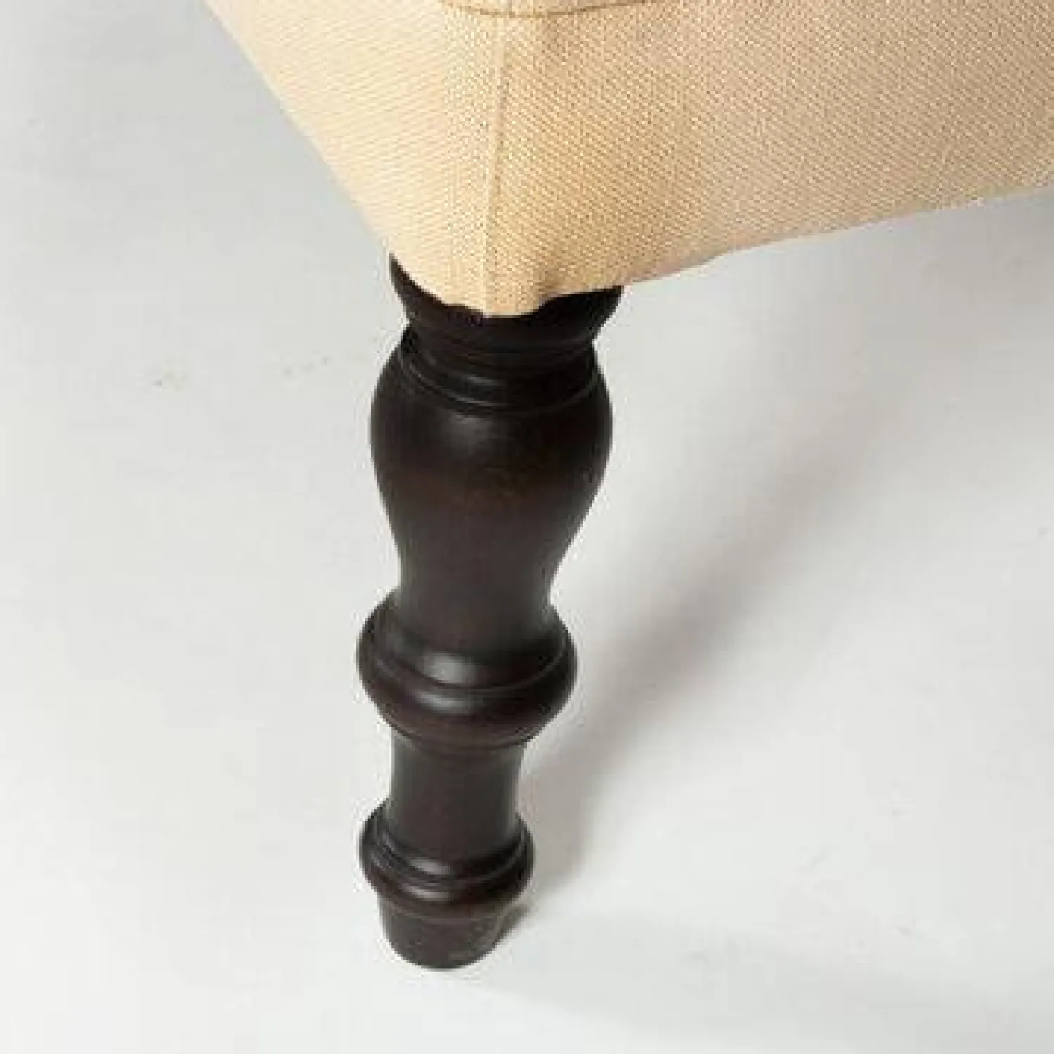 Mac Ray Bänke|Bettbank Stockton Stoff Allen Gestell Burton Buche Ebenholzfarben