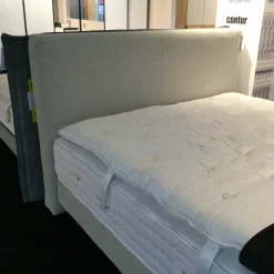 Contur Boxspringbetten|Boxspringbett 4600 Stoff Copenhagen 901 Beige Inklusive Topper Und Matratzen