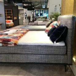 Musterring Boxspringbetten|Boxspringbett Delphi Stoff JAB 15051 Grau mit Matratze und Topper