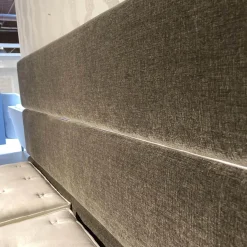 Contur Boxspringbetten|Boxspringbett Full Set Stoff Braun mit motorischer Kopf- und Fußverstellung Inklusive Matratzen