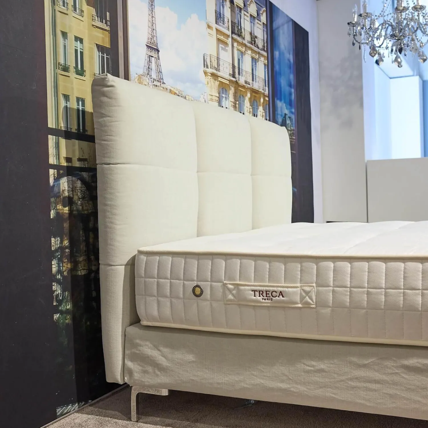 Treca Interiors Boxspringbetten|Boxspringbett Moon Bezug Stoff Fuß Colette Inklusive 2 Untermatratzen Omega Spring Und 2 Obermatratzen Imeprial Air Spring Prestige Sowie Matratzenauflagen Seine Und Alma Préstige Und Kissen