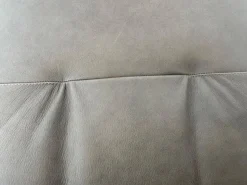 Walter Knoll Bürostühle|Bürodrehstuhl Leadchair Management Soft Leder Vintage 1436 Fango Grau 5 Stern Gestell Metall Schwarz Matt