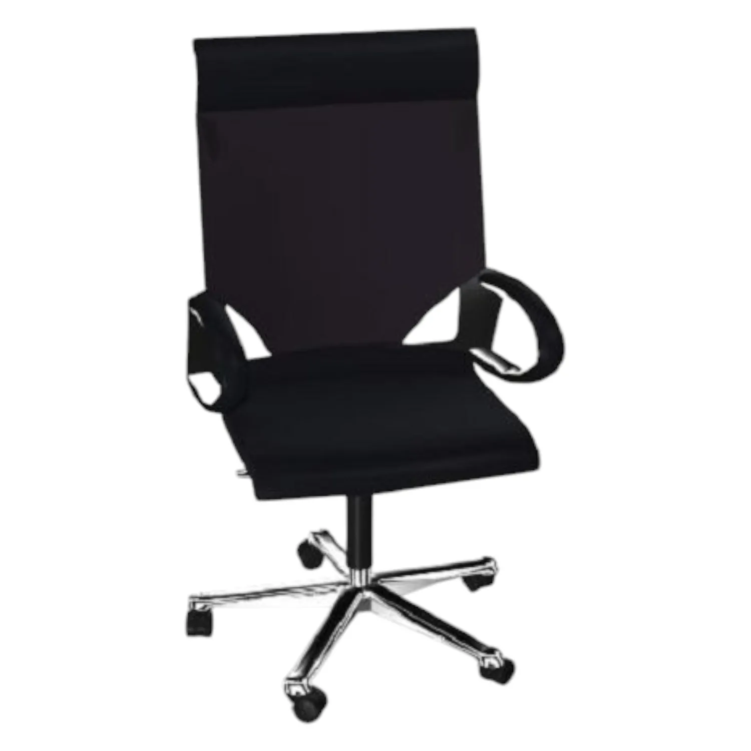 Wilkhahn Bürostühle|Einzelstühle|Bürodrehstuhl Modus Executive 284 81 Leder 74 Schwarz 99 Gestell Aluminium Glanzverchromt Mit Rollen Für Harte Böden