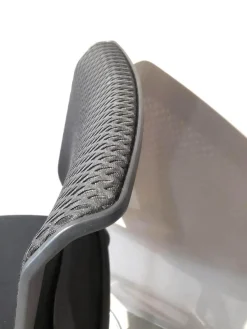 Vitra Bürostühle|Bürostuhl Id Mesh Bezug Sitz Plano Nero Schwarz Rücken Diamond Mesh Nero F30 Schwarz Gestell Edelstahl Mit Rollen Schwarz