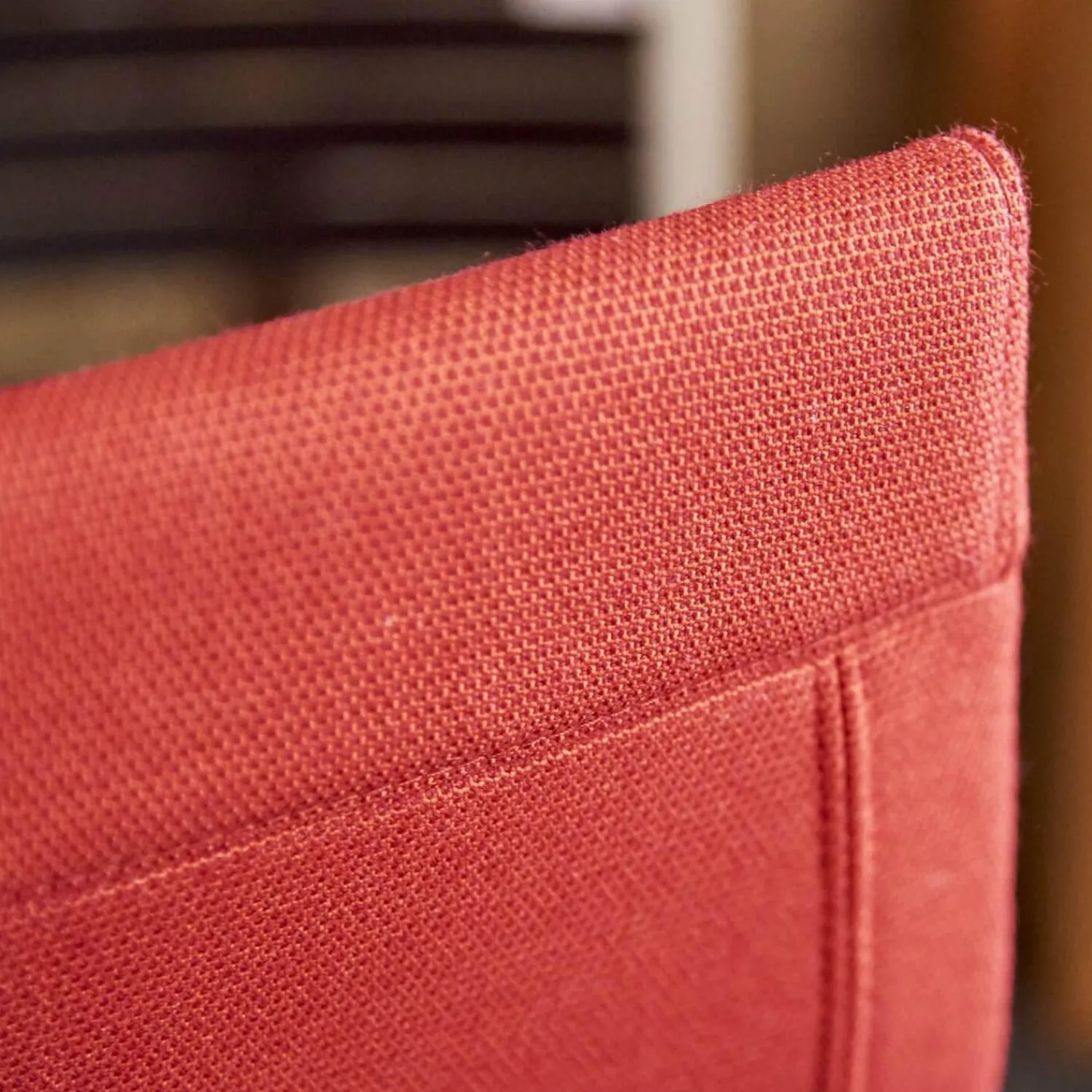 ICF Bürostühle|Bürostuhl Valea Elle Bezugsstoff Swing 806 Rot Vierfuß Kreuz Gestell Verchromt Mit Hohem Rücken