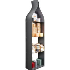 Cattelan Italia Regale|Buchregal Swing Metall GFM69 Graphit Gaufriet