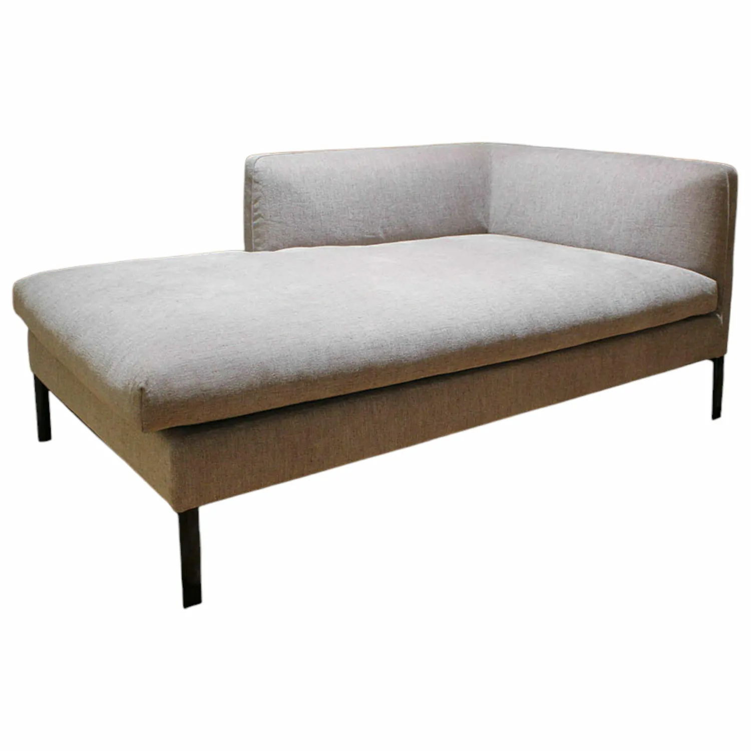 Molteni & C Daybeds & Recamieren|Chaiselongue Paul Stoff Widia W3822 Grau Beige Füße Anthrazit