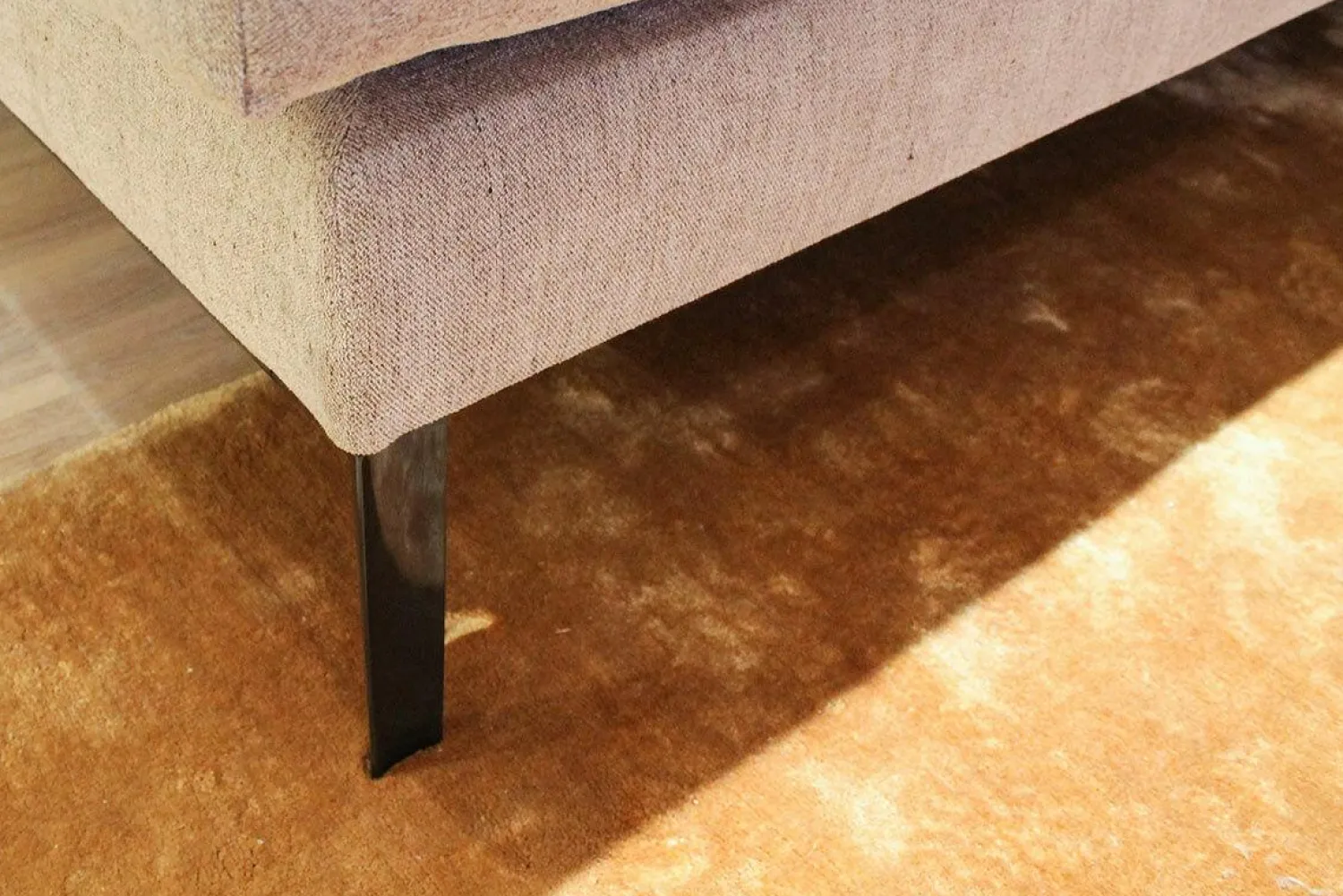 Molteni & C Daybeds & Recamieren|Chaiselongue Paul Stoff Widia W3822 Grau Beige Füße Anthrazit