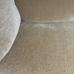 Edra Daybeds & Recamieren|Chaiselongue Standalto Stoff T8575-33 Creme Füße Paladium Metall