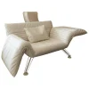 De Sede Daybeds & Recamieren|Chaiselounge Winfried Totzek Leder Select Weiß Füße Metall Weiß