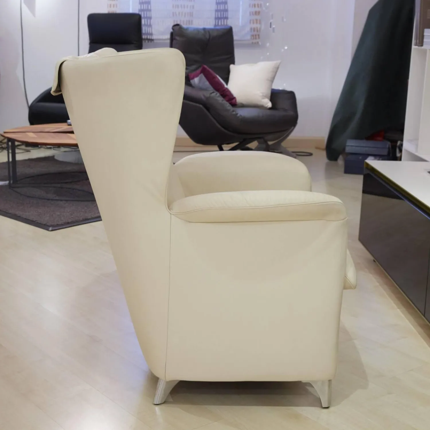 De Sede Relaxsessel|Clubsessel DS 23 - 01 Leder Living Sand