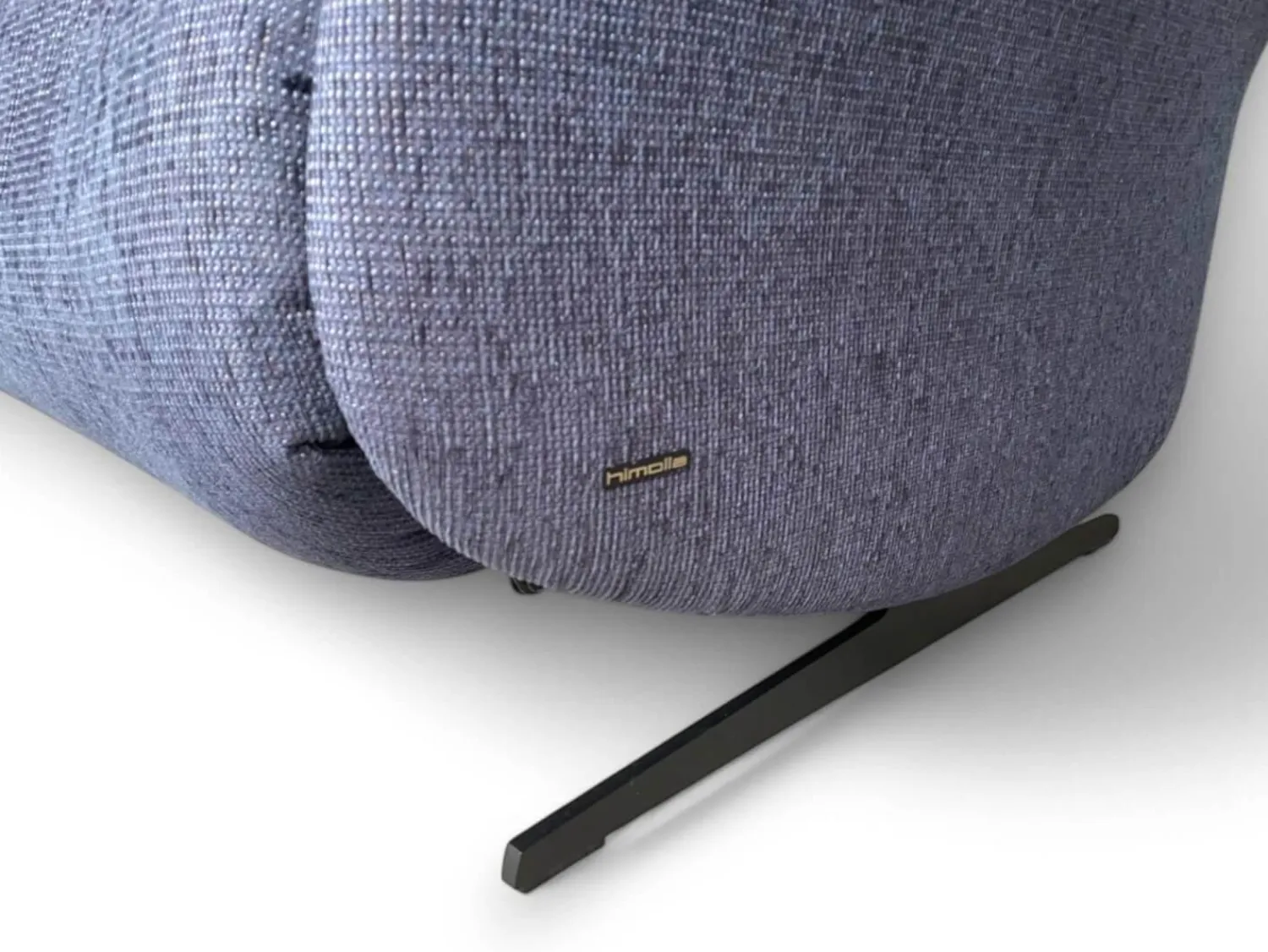 himolla 2-Sitzer-Sofas|Comfort Sofa 4051 Cumuly Stoff Uni Ozean Blau Gestell Metallkufen Anthrazit Inklusive Elektrische Verstellung