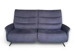 himolla 2-Sitzer-Sofas|Comfort Sofa 4051 Cumuly Stoff Uni Ozean Blau Gestell Metallkufen Anthrazit Inklusive Elektrische Verstellung