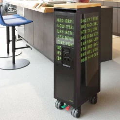 Bordbar Regale & Container|Container Black New Codes Digital Mit Hackbrett